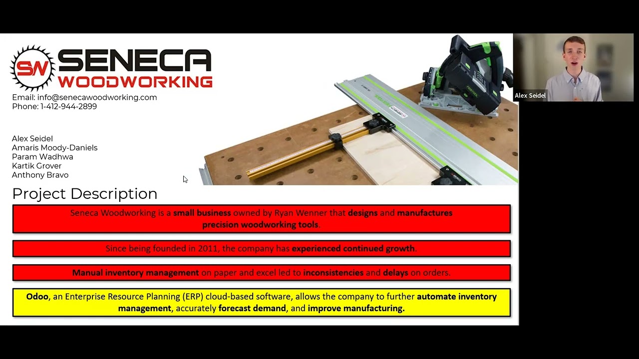Seneca Woodworking Project Video