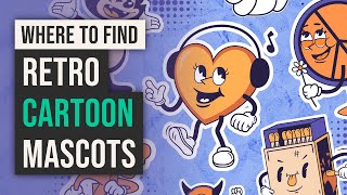 Where To Find Free Retro Mascot Characters And Cartoons