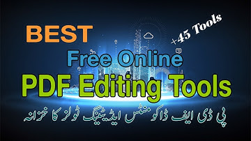 Best Free +45 Online PDF TOOLS | PDF Editor