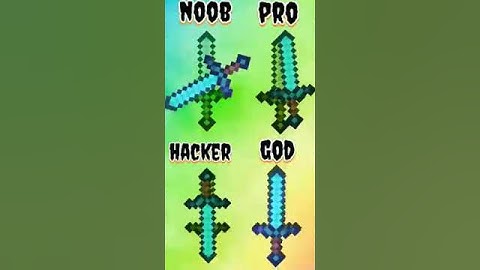 #minecraft noob vs pro vs hacker vs God