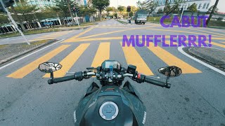 STRAIGHT PIPE POV | YAMAHA MT-25 PURE SOUND | DJI OSMO ACTION 4 [4K]