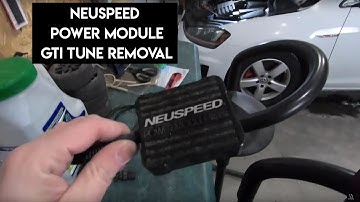 NEUSPEED Power Module MK7 GTI Tune Removal (from the top) - Netcruzer CARS