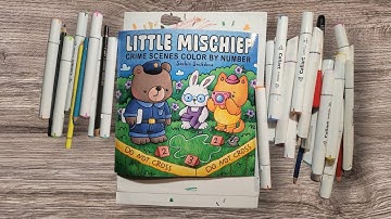 Coloring Chat In Little Mischief Crime Scenes Color By Number Sachin Sachdeva Book