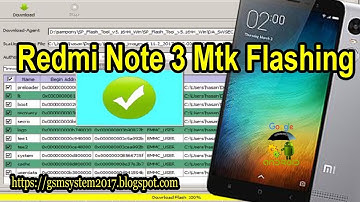 redmi note 3 mtk flashing