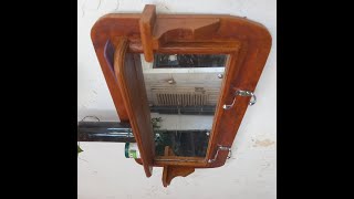 Membuat Cermin Kapstok Jadul dari Kayu Bekas