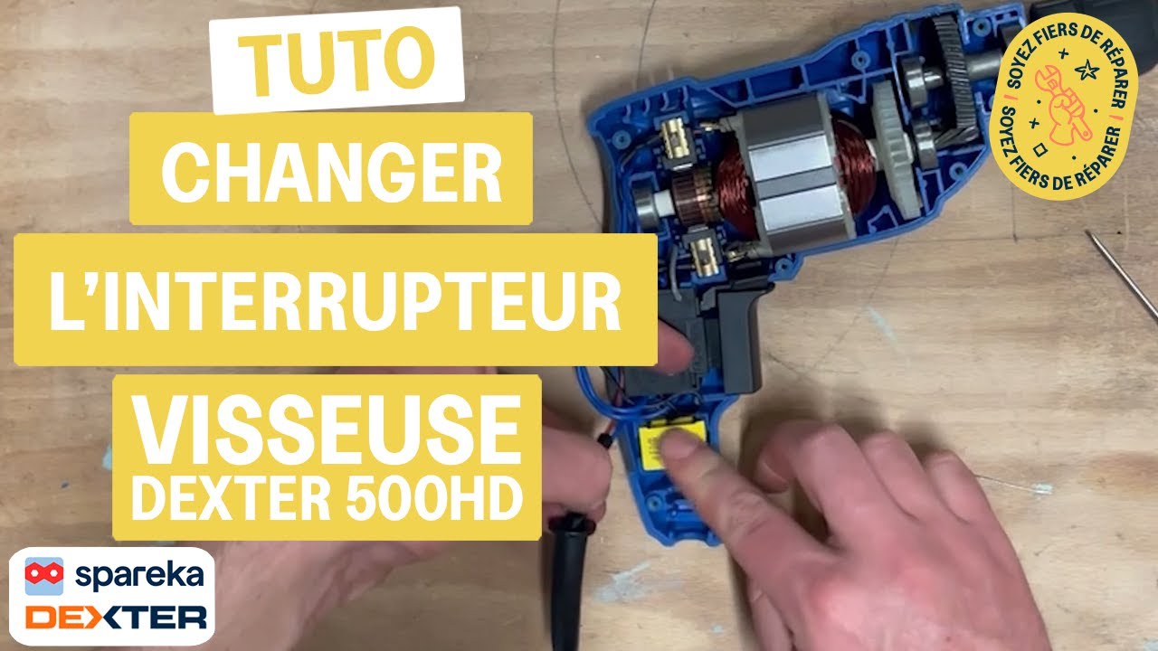 Perceuse DEXTER POWER 18 V Switcher Replacement - Tutoriel de réparation  iFixit