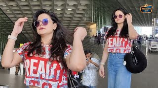 Zareen Khan Airport Glamour In Look
