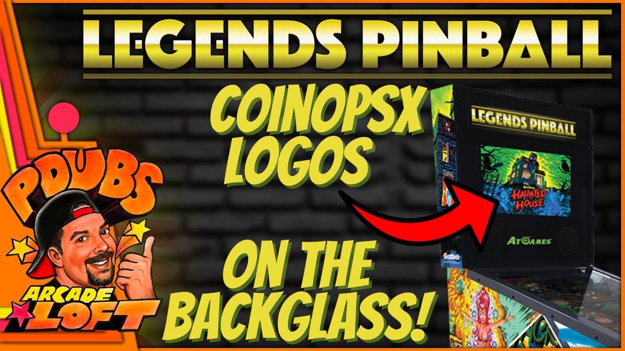 CoinOpsX Logos On The AtGames Legends Pinball Backglass!! YouTube