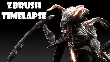 ZBrush Creature Design Timelapse