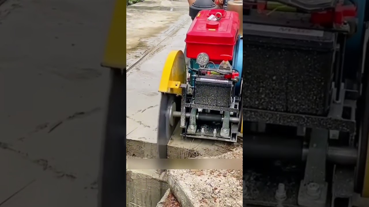 Modern tool cutting concrete paver easily