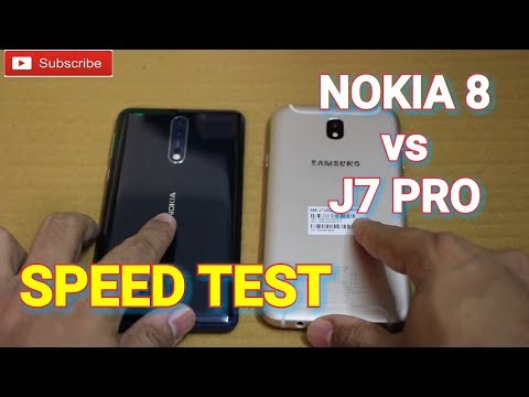 Nokia 8 vs samsung j7 pro