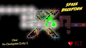 ADOFAI - Spaze Deception - Clear No checkpoints [Lvl3]