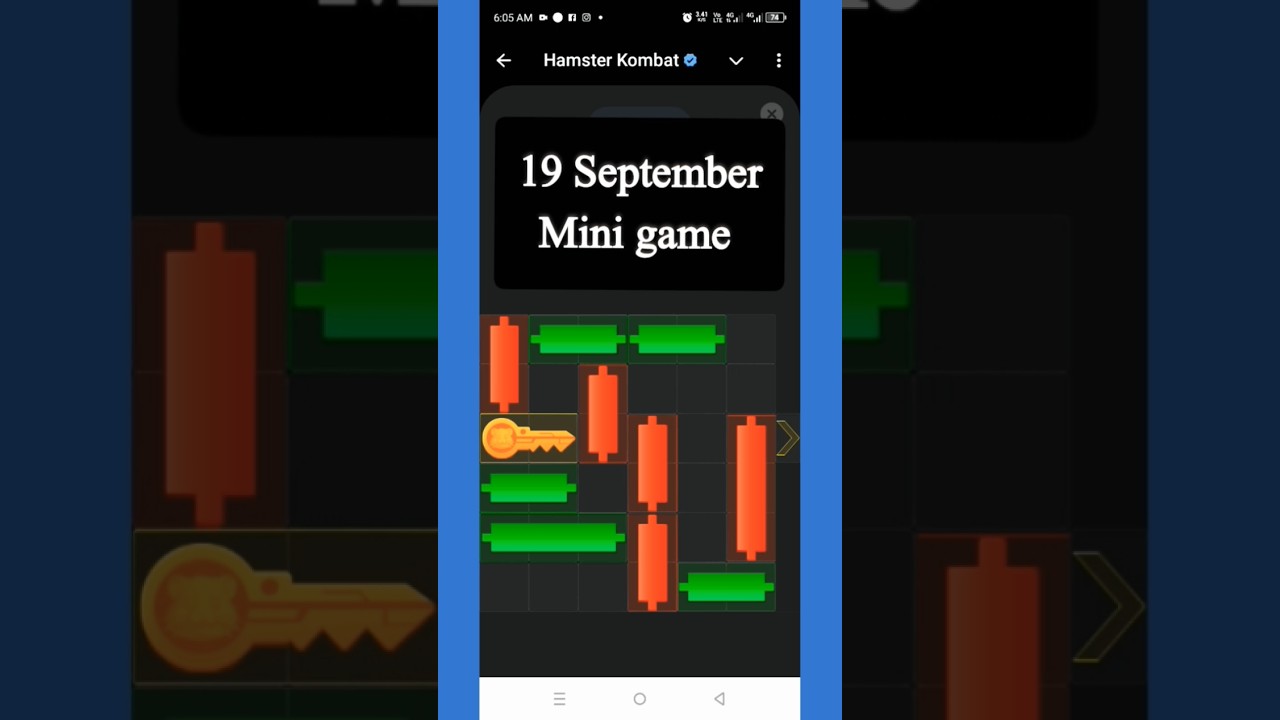 Hamster kombat daily game 19 sep hamster kombat daily key master key today hamster key redeem code