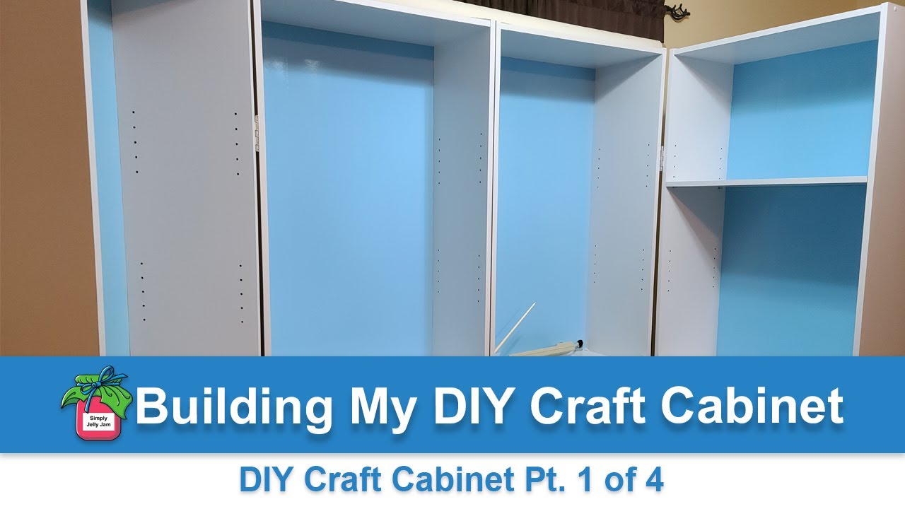 Building My DIY Craft Cabinet  DIY Craft Cabinet Part 1 of 4 
