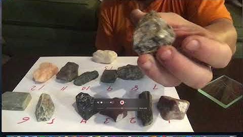 Fall 2020 Metamorphic Rocks Lab