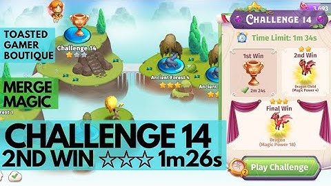 Merge Magic Challenge 14 • 1m26s On 2nd Win ☆☆☆