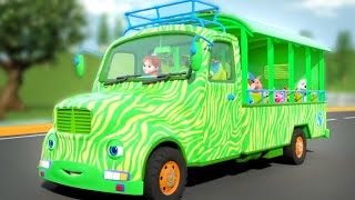 Wheels On The Bus Jungle Safari, Fun Adventure Ride and Nursery Rhymes for Kids by Little Treehouse - BabyMagic  Nursery Rhymes 88,756 views 3 months ago 13 minutes, 9 seconds