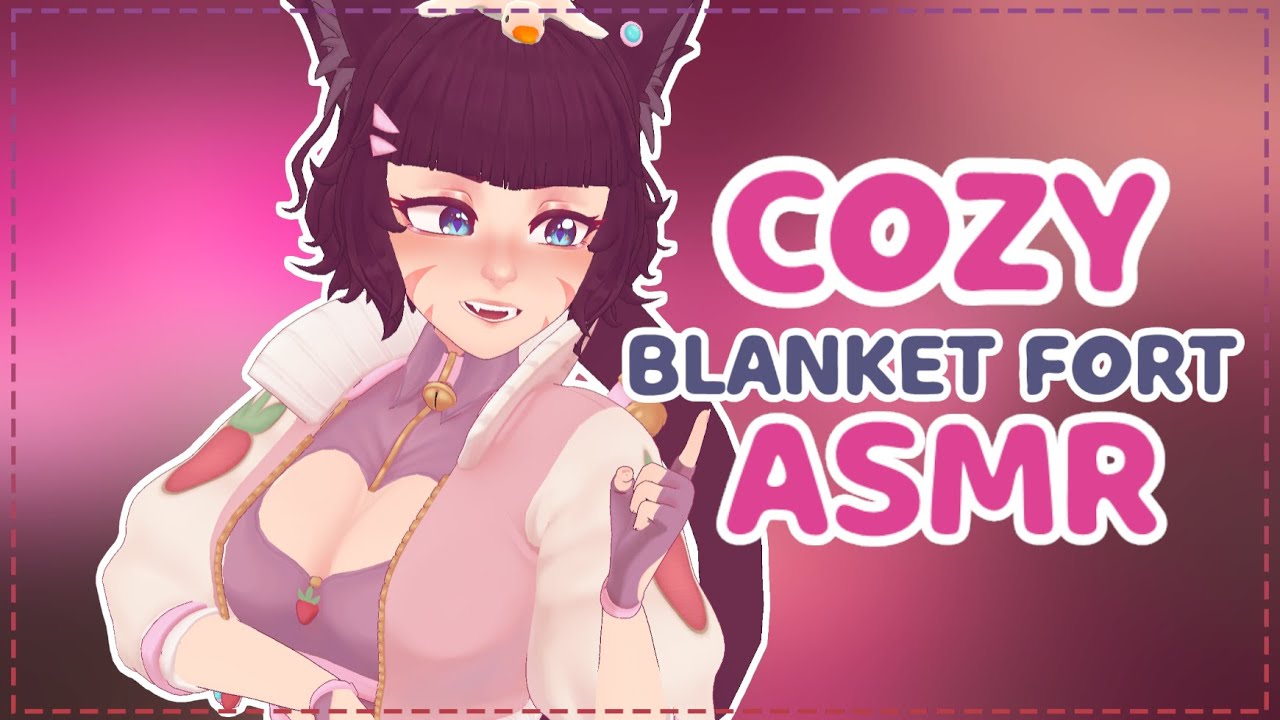 [ASMR] Cozy Blanket Fort Tingles With a Catgirl 🐾