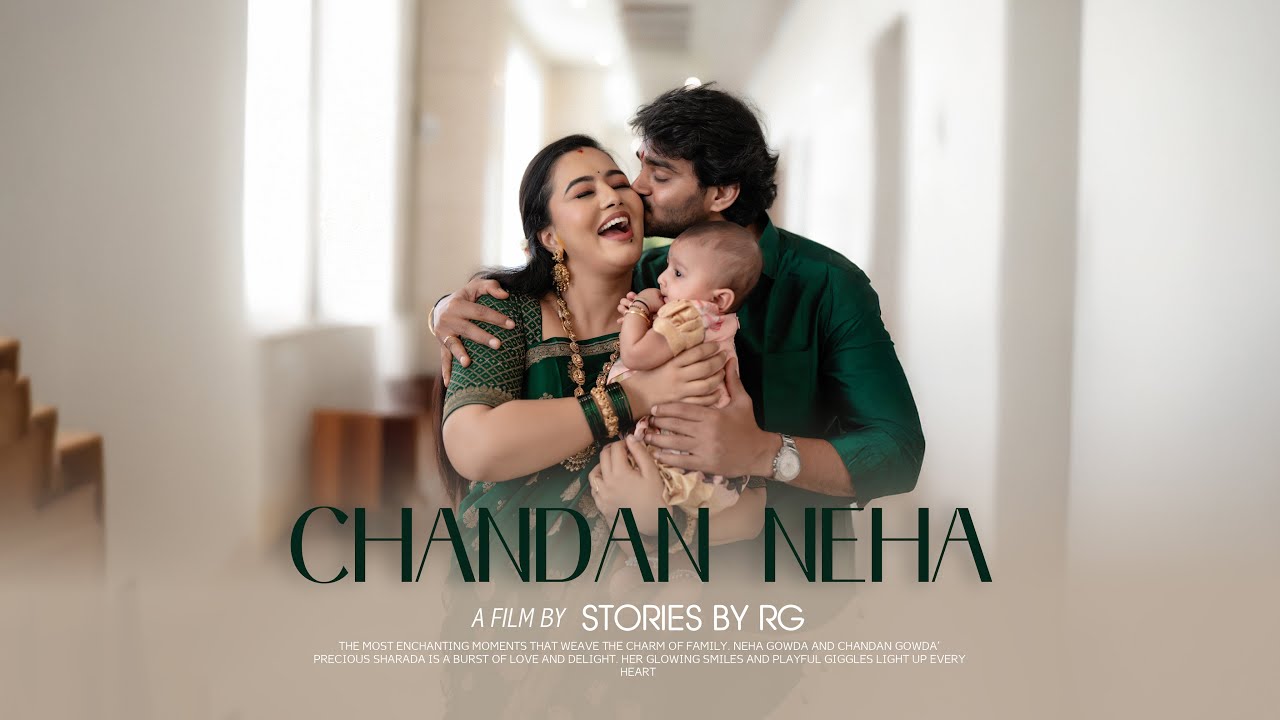 Neha & Chandan Gowda’s Luminous Legacy: Sharada’s Bespoke Naming Ceremony | Stories by RG