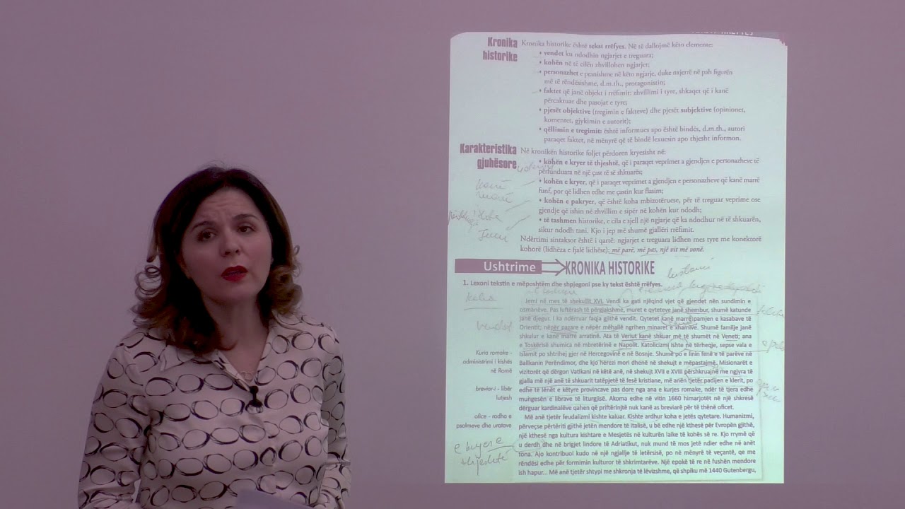 Gjuha Shqipe 11 Kronika Historike