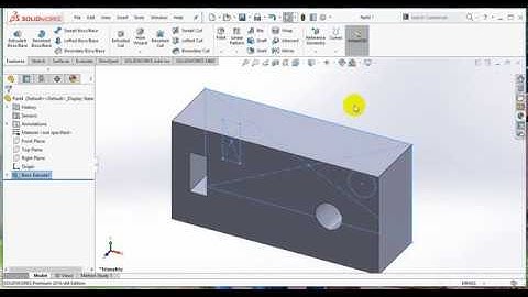 Bài 5  Các nhóm lệnh hỗ trợ và hiệu chỉnh Sketch trong Solidworks