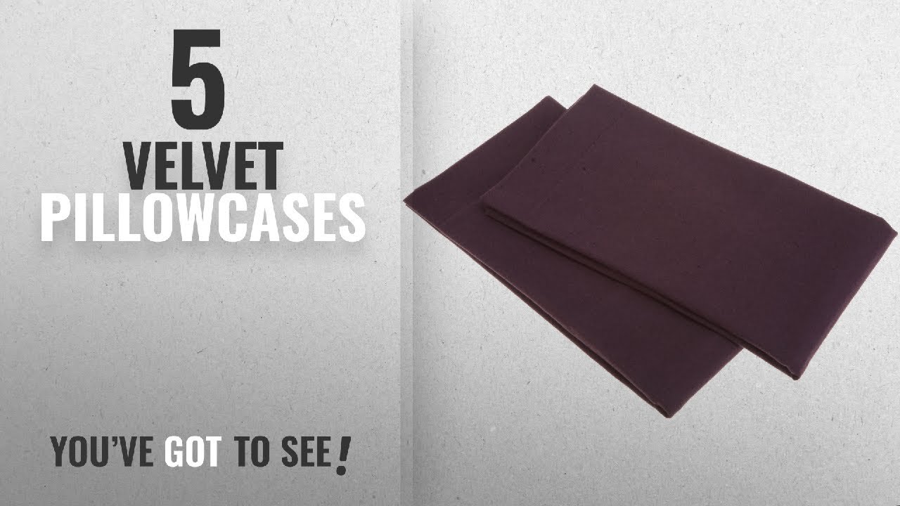 Top 10 Velvet Pillowcases [2018]: Pinzon Signature 190-Gram Cotton Heavyweight Velvet Flannel