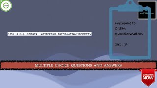 "CISM Mastery: SET 7