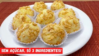 Só 3 Ingredientes Delícia Sem Açúcar, Sem Leite Condensado, Sem Creme De Leite Fácil E Delicioso