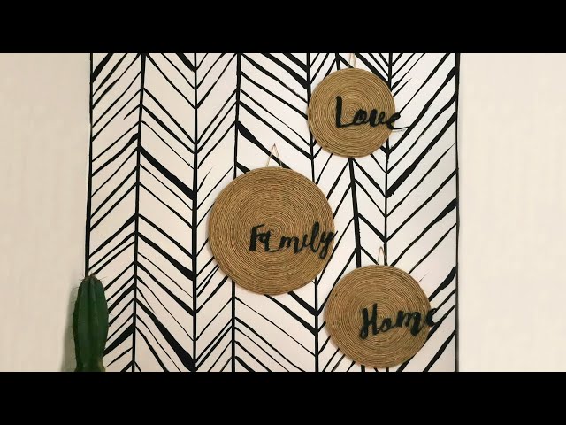 Wooden house art / Easy tutorial for wooden houses / wooden house  decoration ideas / house crafts 