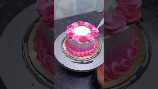 simple cake design☺️ anniversary special cake decoration? shorts ytshorts trending cake youtube