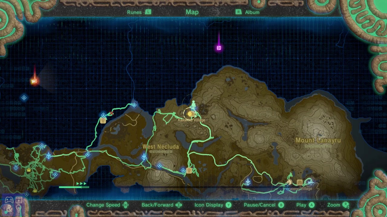 Zelda Breath of the Wild guide: How to use the Hero's Path - Polygon