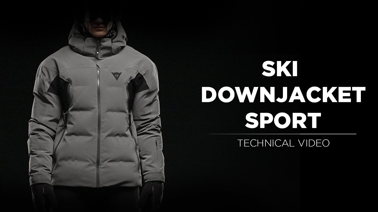 Kilometers container Skiing Ski Downjacket Sport | Tech Video | Dainese - YouTube