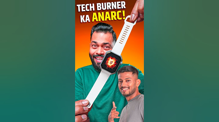 We Tested Tech Burner's New Smartwatch ft. Anarc #shorts