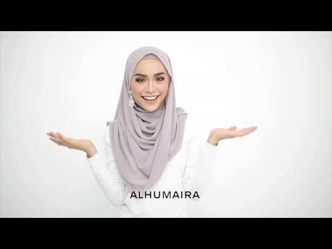 Dinner Glam Style Shawl Tutorial | Malaysia Hijab Tutorial | Alhumaira Contemporary