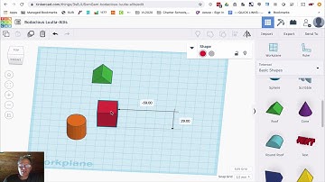 TinkerCAD - Moving objects