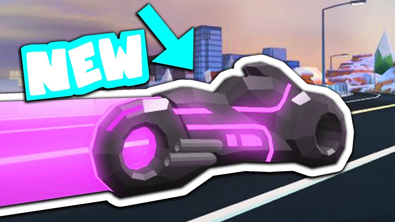 New Tron Bike Vehicle In Roblox Jailbreak Winter Update Leak Youtube - tron bike roblox fast