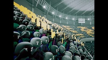 Developing optimized crowd node setup(Blender)