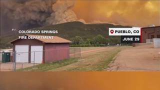 Video shows Aspen Acres Fire growing