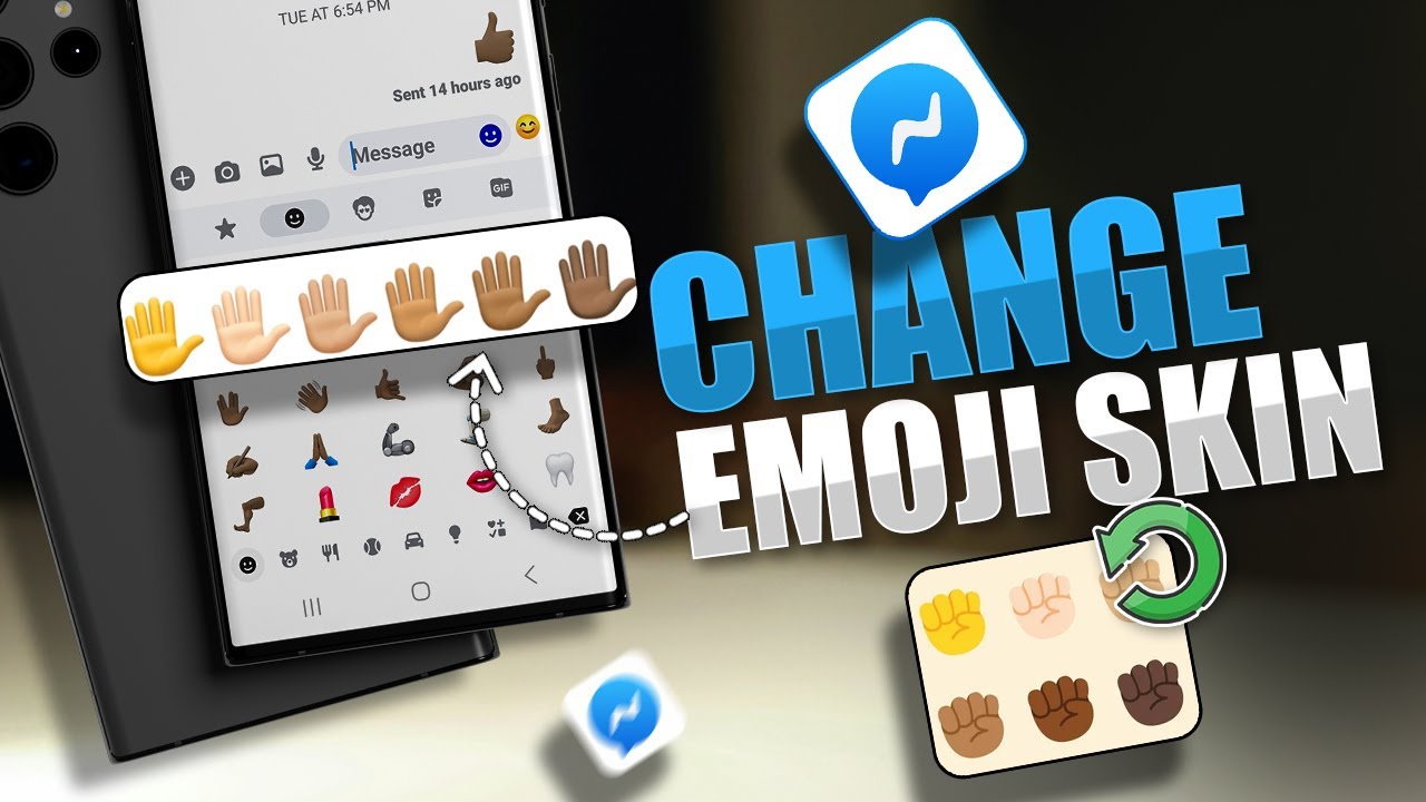 How to Change Emoji Skin Tone in Facebook Messenger!