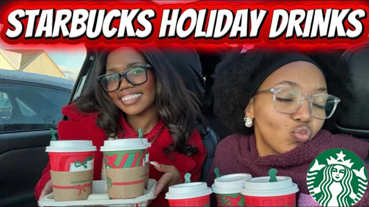 VLOGMAS DAY 11 | TRYING STARBUCKS HOLIDAY DRINKS