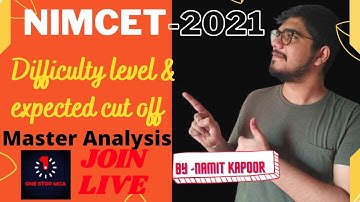 #nimcet2021 #mca NIMCET 2021 Analysis | Expected Cutoff for Top 5 NIT | Average Score and Attempts