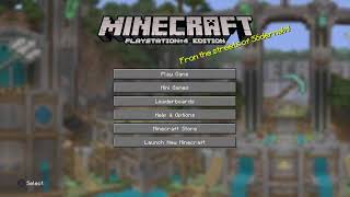 MINECRAFT PS4 PRO LEGACY EDITION INVERT LOOK SOUTHPAW TOGETHER TRAINING. W-KX-LiVE_MiND-Z Gameplay.