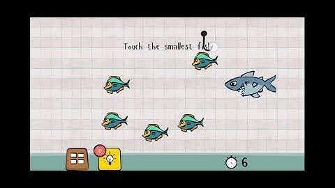 Logic Master 1 - Mind Twist Level 249 Solution | Touch the smallest fish