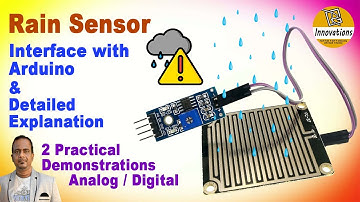 How to Connect and Program a Rain Sensor (FC-37/YL-83) with Arduino | Explanation & Practical Demo