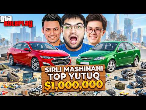 SIRLI MASHINANI TOP! BU BELLASHUV DO'STLIGIMIZGA NUQTA QO'YADI HAR BIR GAP JANJAL (GTA 5RP)