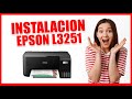 Epson L3251 Ink Installation And Driver Configuration 