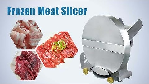 Perfect automatic frozen meat slicer machine | What is the best frozen meat slicer? | meat cutting