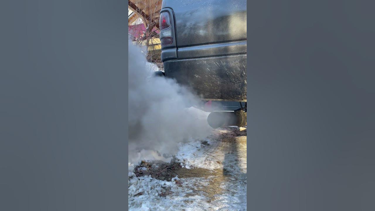 Dodge Cummins Diesel engine cold start (24v with exhaust brake) YouTube