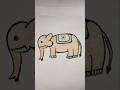 #elephant drawing #shortvideo #youtubeshorts #ytviral #drawingtutorials #ytshortsindia #yt studio