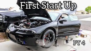 First Start up Eclipse GSX 1500 HP RADIUM FUEL SYSTEM PT 4